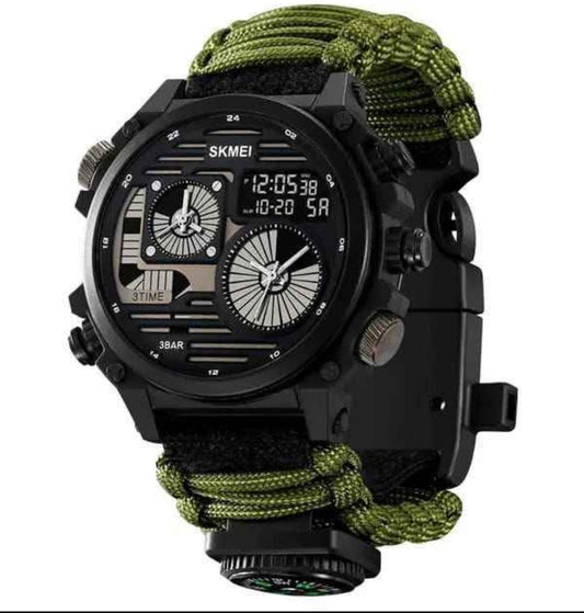 Reloj de supervivencia skmei verde