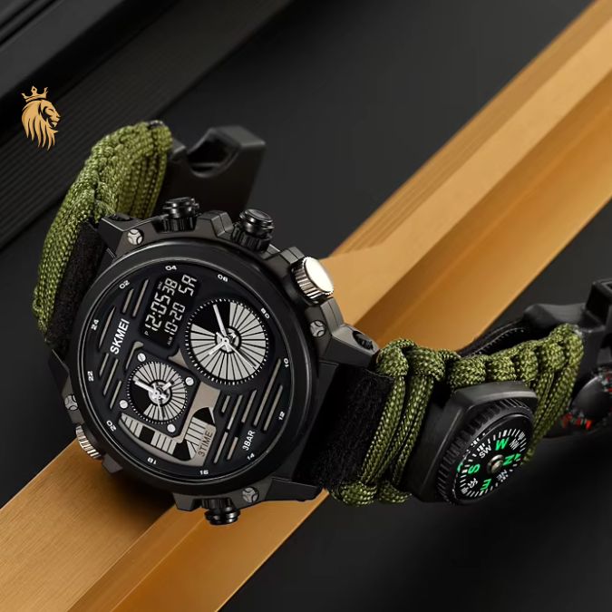 Reloj de supervivencia skmei verde